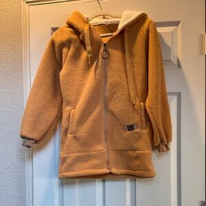 Cozy Tan Hooded Jacket